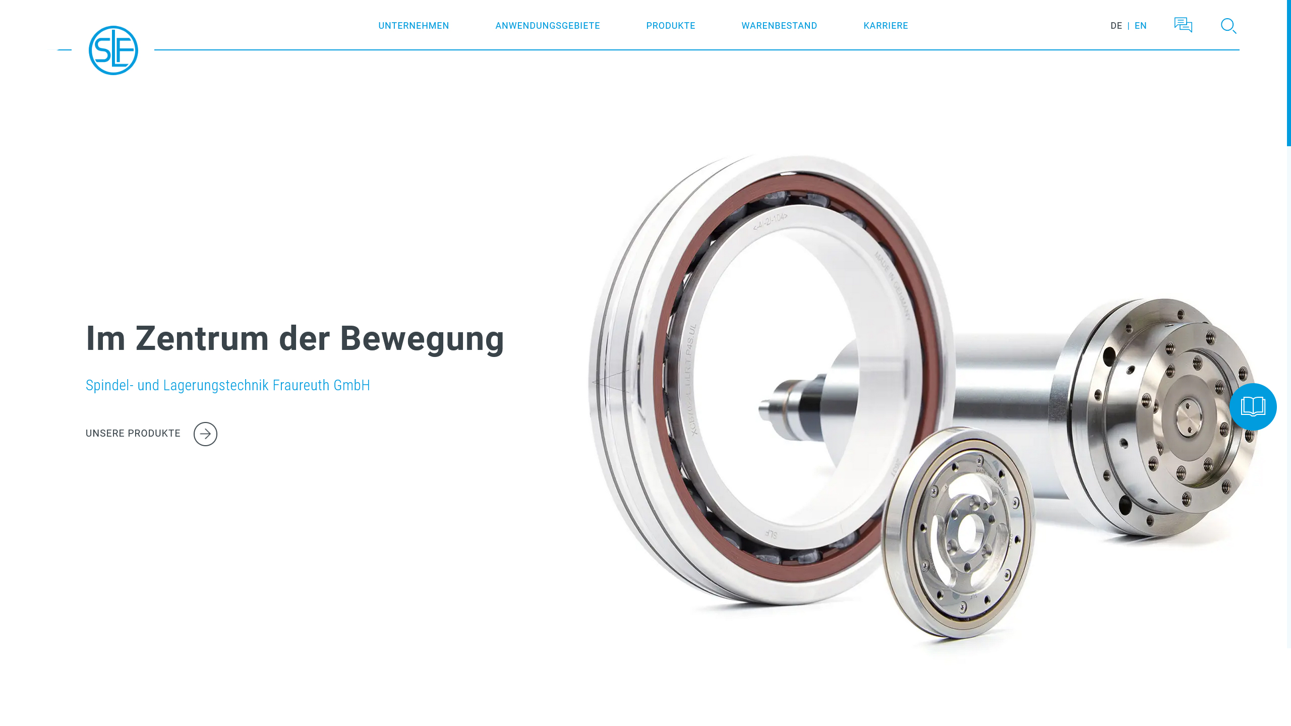 slf fraureuth startseite screenshot